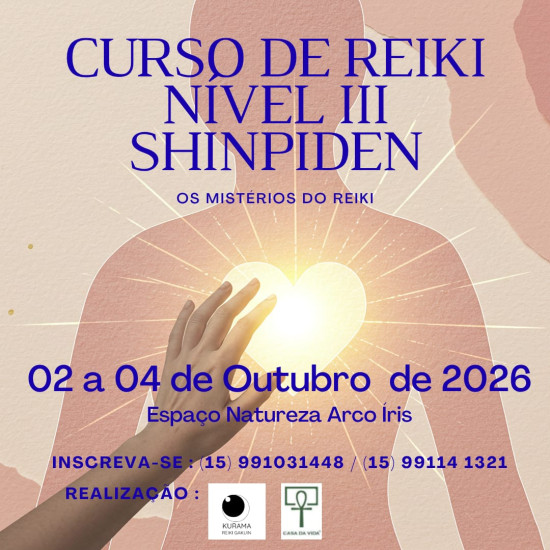 CURSO DE REIKI NIVEL III - SHINPIDEN