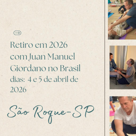 Retiro em 2026 com Juan Manuel Giordano no Brasil