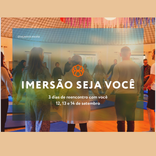 IMERSÃO SEJA VOCÊ IMERSÃO SEJA VOCÊ
