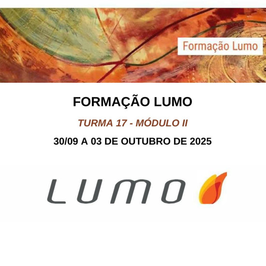 LUMO TURMA 17 - MÓDULO II LUMO TURMA 17 - MÓDULO II